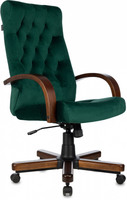 Кресло руководителя Бюрократ T-9928 WALNUT