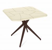 Пластиковый стол SHT-TU30/TT30 83/83 бежевый/коричневый Sheffilton