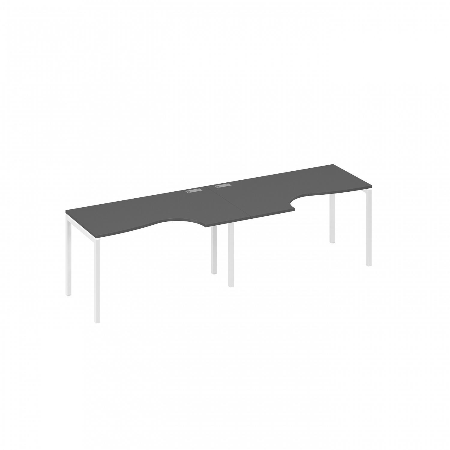 Рабочая станция металлокаркас DUE столы (2х140) Классика