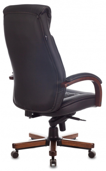 Кресло руководителя Бюрократ T-9924 WALNUT