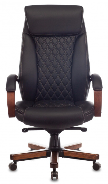 Кресло руководителя Бюрократ T-9924 WALNUT