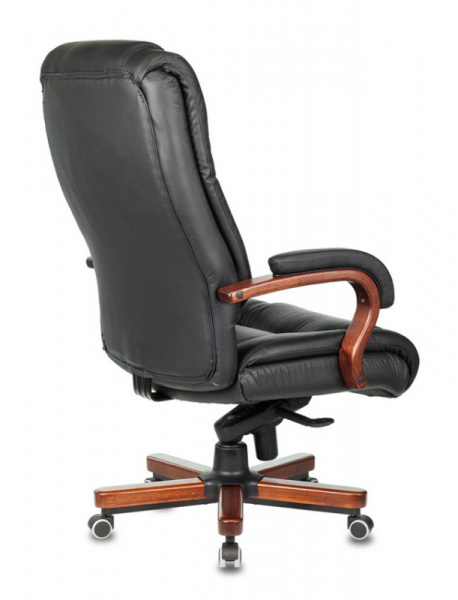 Кресло руководителя Бюрократ T-9925 WALNUT кожа
