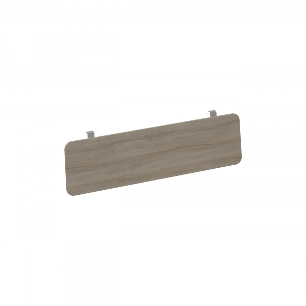 Экран ДСП с кронштейнами цвета "мокко" (для столешницы 200)  