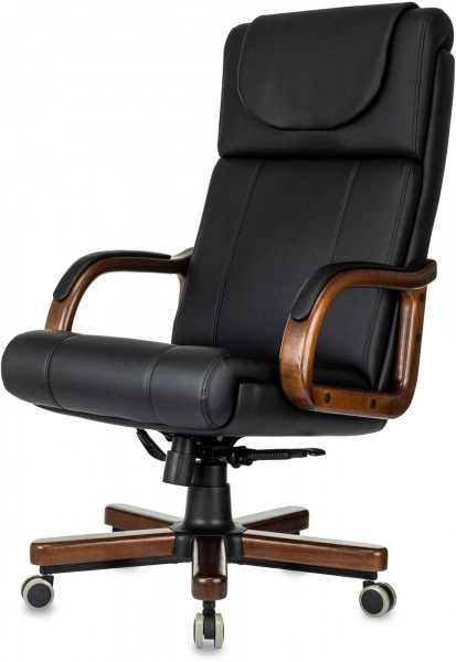 Кресло руководителя Бюрократ T-9933 Walnut