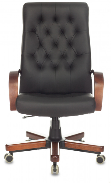 Кресло руководителя Бюрократ T-9928 WALNUT ECO