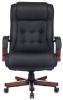 Кресло руководителя Бюрократ T-9926 WALNUT кожа