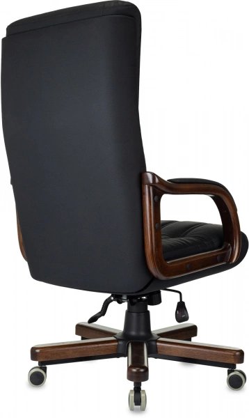 Кресло руководителя Бюрократ T-9932 Walnut кожа