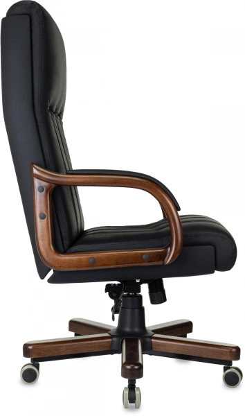 Кресло руководителя Бюрократ T-9932 Walnut кожа