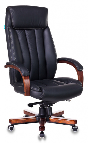 Кресло руководителя Бюрократ T-9922 WALNUT