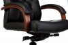 Кресло руководителя Бюрократ T-9928 WALNUT кожа