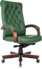 Кресло руководителя Бюрократ T-9928 WALNUT кожа